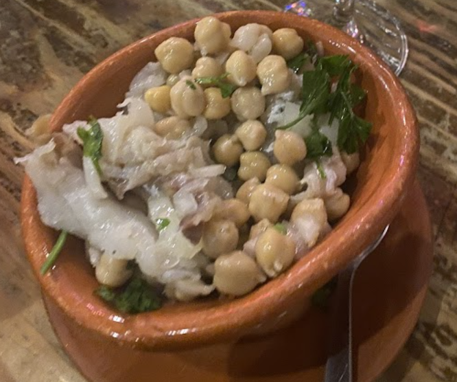 Tasca do Chico signature dishes Codfish Salad with Chickpeas
Caldo Verde
Chouriço Assado